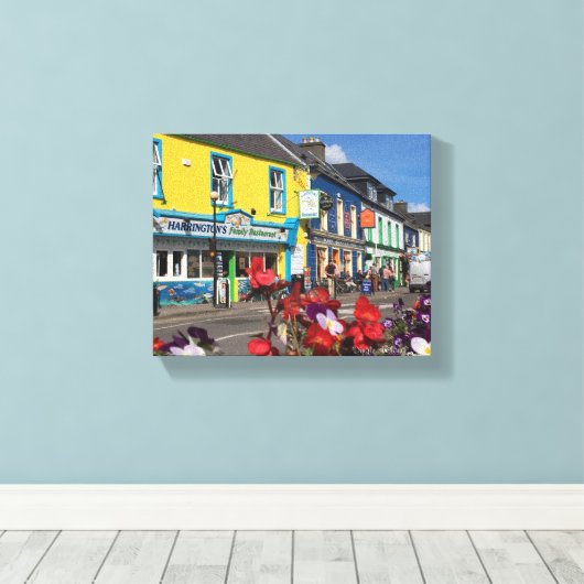 Dingle Ierland verpakt Canvas (Insitu (Houten vloer))