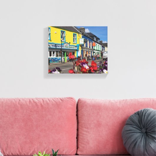 Dingle Ierland verpakt Canvas (Insitu (Woonkamer))