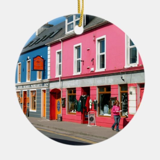 Dingle Ireland Keramisch Ornament (Voorkant)