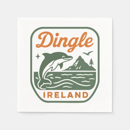 DINGLE IRELAND NAPKINS SERVET (Voorkant)