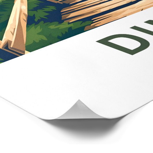 Dingle Ireland Reisprint Poster (Hoek)