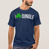 Dingle Ireland Shamrock Heart T-shirt (Voorkant)