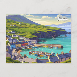 Dingle Ireland Travel Feestdagenkaart