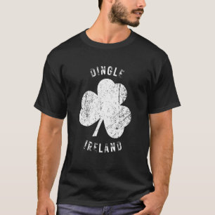 Dingle Kerry Ireland Shamrock Distress L T-shirt