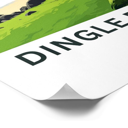 Dingle Peninsula Ierland Reisprint Poster (Hoek)