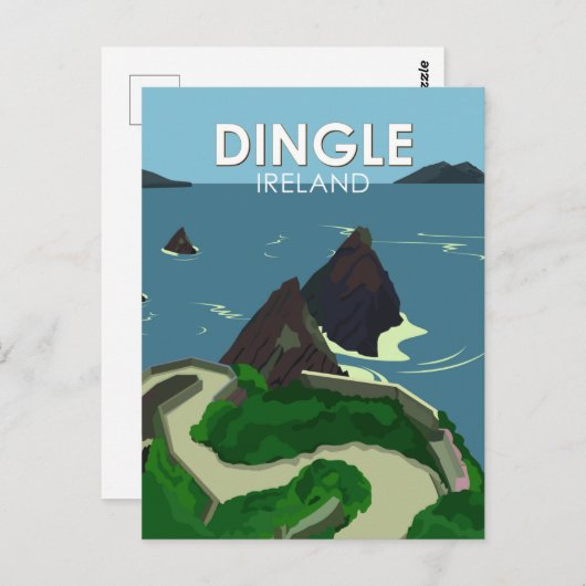 Dingle Peninsula Ireland Travel  Briefkaart (Voorkant / Achterkant)