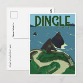 Dingle Peninsula Ireland Travel Briefkaart (Voorkant / Achterkant)
