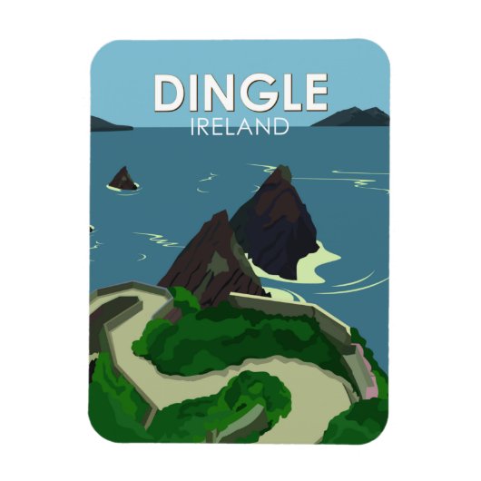 Dingle Peninsula Ireland Travel  Magneet (Verticaal)