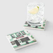 Dingle Pub, Dingle Ireland, Irish Pubs, Irish Pub Stenen Onderzetter (Zijkant)