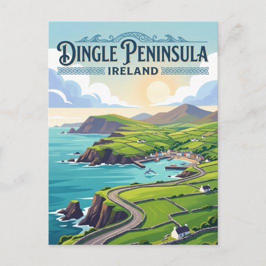 Dingle-schiereiland Ierland Briefkaart (Voorkant)