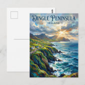 Dingle-schiereiland Ierland Briefkaart (Voorkant / Achterkant)