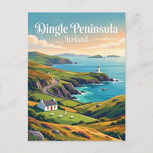 Dingle-schiereiland Ierland Briefkaart (Voorkant)