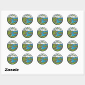 Dingle-schiereiland Ierland Ronde Sticker (Vel)
