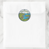 Dingle-schiereiland Ierland Ronde Sticker (Tas)
