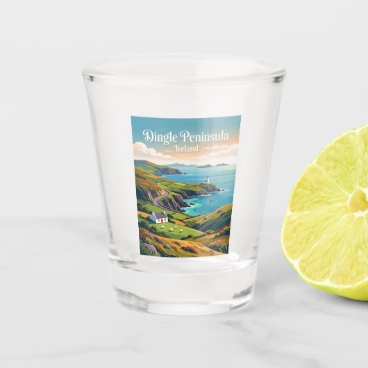 Dingle-schiereiland Ierland Shot Glas (Voorkant)
