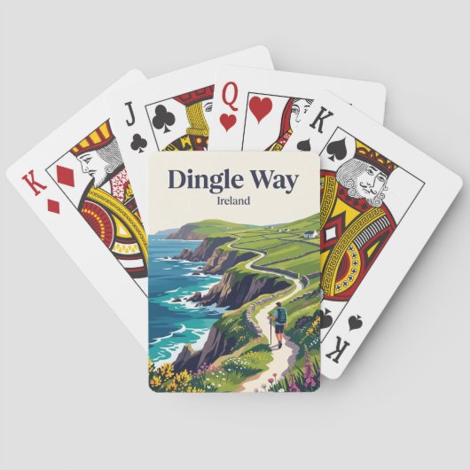 Dingle Way Ierland Pokerkaarten (Achterkant)