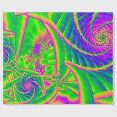 Dinglebes Psychedelic Fused Glass Cadeaupapier (Vlak)