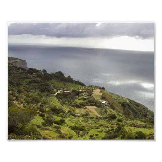 Dingli Cliffs, Malta Foto Afdruk (Voorkant)