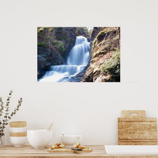 Dingman-Herfsten bij Delaware Water Gap Poster (Keuken)