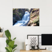 Dingman-Herfsten bij Delaware Water Gap Poster (Thuiskantoor)