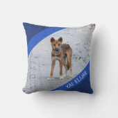 Dingo Australia Wild Dog Custom Blue Boys Kussen (Voorkant)