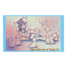 Dingo Dizmal de clown vestigt zich in zijn "Bunny