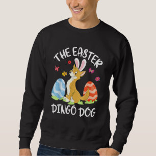 Dingo Dog Bunny Dansding Eggs blij met de paasmaal Trui