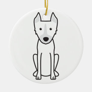 Dingo Dog Cartoon Keramisch Ornament
