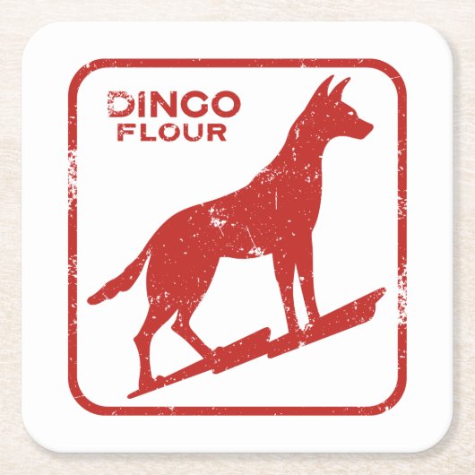 Dingo Flour Kartonnen Onderzetters (Voorkant)