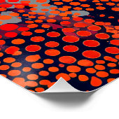 Dingo in Aboriginal Dot Art Style Perfect Poster (Hoek)