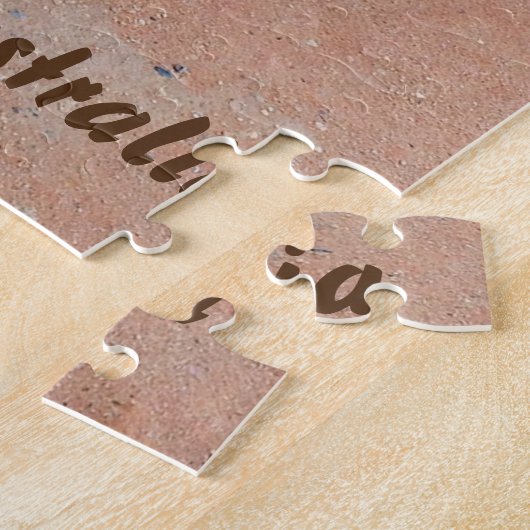 Dingo jigzaagpuzzel legpuzzel (Zijkant)