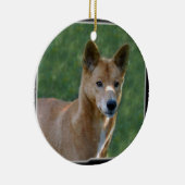 Dingo Kerstsierent Keramisch Ornament (Rechts)