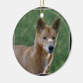 Dingo Kerstsierent Keramisch Ornament (Links)