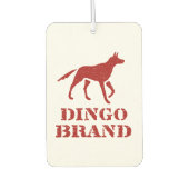 Dingo Merk Meel  Stencil Print Luchtverfrisser (Voorkant)