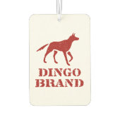 Dingo Merk Meel  Stencil Print Luchtverfrisser (Achterkant)