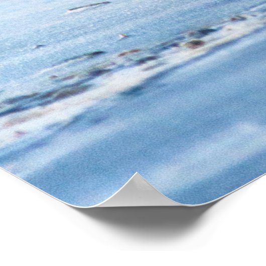 Dingo mond op het strand, Fraser Island Australia Poster (Hoek)