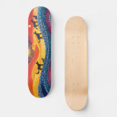 Dingo Pack - Aboriginal stijl - Skateboard Deck (Voorkant)