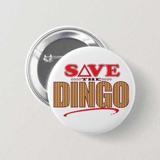 Dingo Save Ronde Button 5,7 Cm (Voorkant /achterkant)