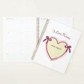 Dingus Bows & Heart gepersonaliseerd Planner (Display)
