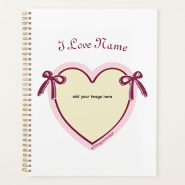 Dingus Bows & Heart gepersonaliseerd Planner