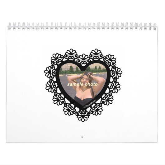 Dingus Hart en Kant Kleurrijk Kalender (Hoes)