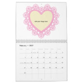 Dingus Hart en Kant Kleurrijk Kalender (Feb 2027)