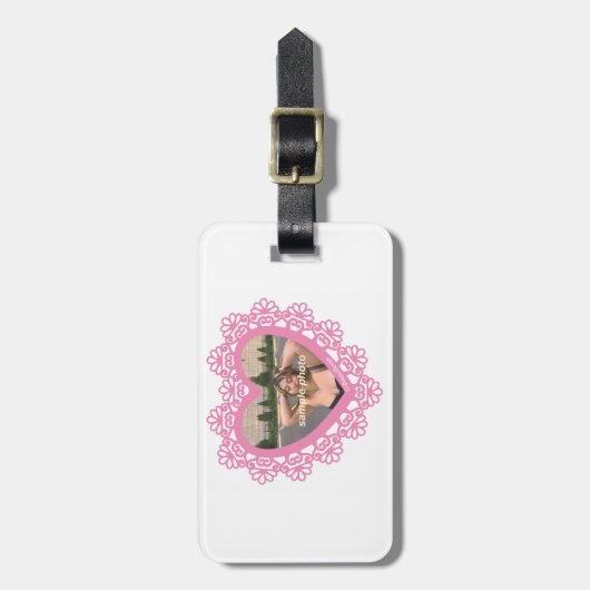 Dingus hart- en kantmagneet bagagelabel (Voorkant verticaal)