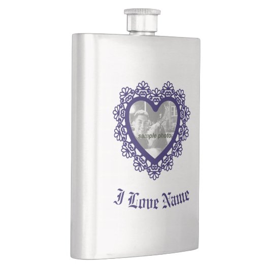 Dingus Heart Lace Lijst Classic Flask Flacon (Rechts)