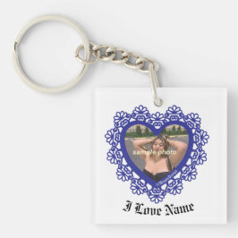 Dingus Heart Lace-Lijst Sleutelhanger