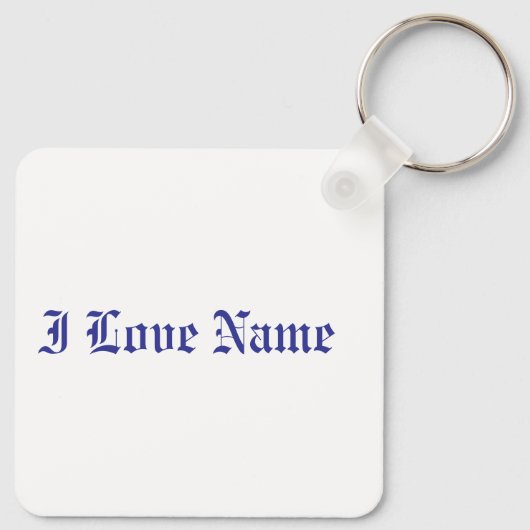 Dingus Heart Lace Lijst Sleutelhanger (Achterkant)