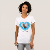 Dingus Heart Lace Lijst Spiraal Foto Notitieboek T-shirt (Voorkant volledig)