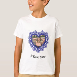Dingus Heart Lace-Lijst T-shirt
