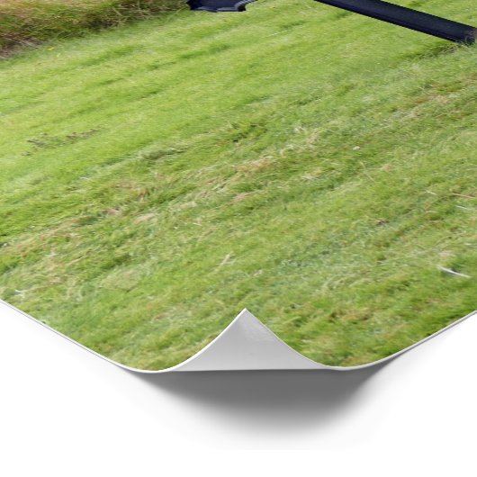 Dingvellir Church Cemetery, IJsland Poster (Hoek)