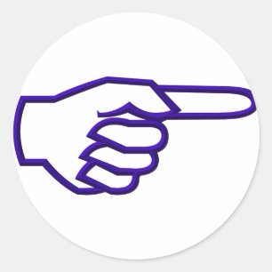 Dingvinger Ronde Sticker